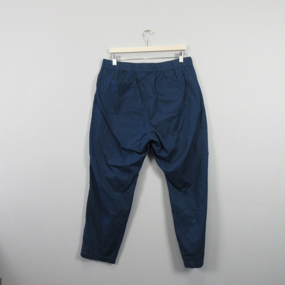 Pact Lounge Pants Men XL Blue Organic Cotton Elastic Waist Drawstring Casual 356 - Picture 2 of 11